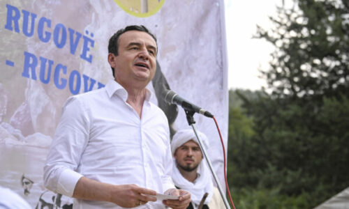 Kurti në Rugovë, premton rrugë 15 milionëshe Pejë -Kuqishtë, kësaj radhe nuk tregon se kur pret t’i përfundojnë