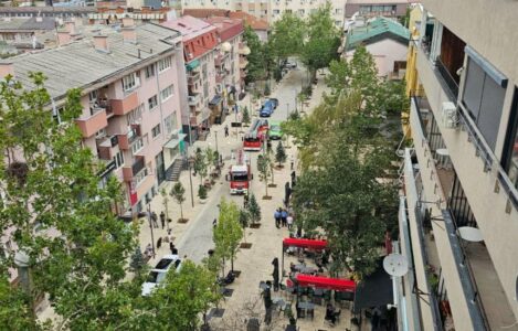 Fryma rrëzon një lis në qendër të Prishtinës, intervenojnë zjarrfikësit