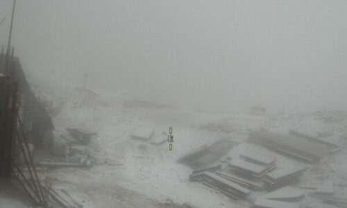 Bie borë në Slloveni