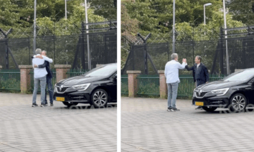 James Rubin del nga Specialja pasi përfundon dëshminë – përqafohet me dikë dhe largohet me veturë