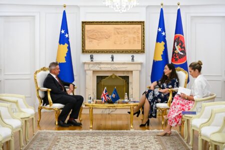 Pas Rohdes, Osmani diskuton për konstituimin e institucioneve edhe me ambasadorin britanik