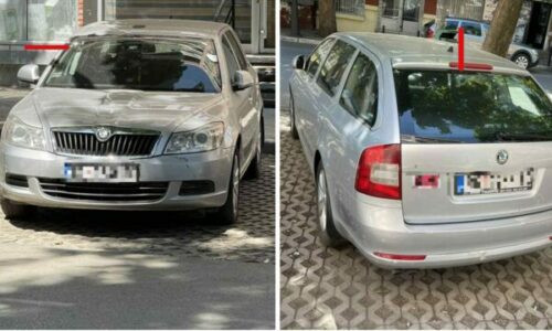 Mitrovicë – Policia konfiskon një automjet me targa serbe, kishte kamera e përgjues