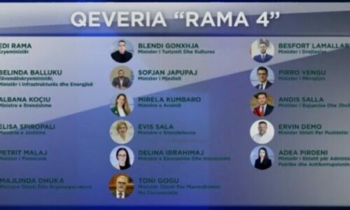 Cilët ministra rezistuan të ruajnë postin pas prezantimit të qeverisë së re