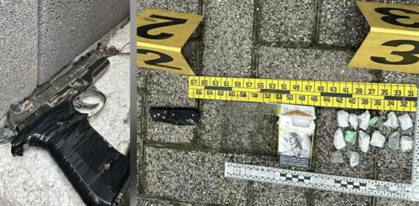 Në një shtëpi të braktisur në Ferizaj sekuestrohen armë e substanca narkotike