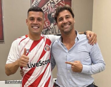 Cana ishte i pranishëm sot në stadiumin e Sunderlandit, u prit nga Granit Xhaka