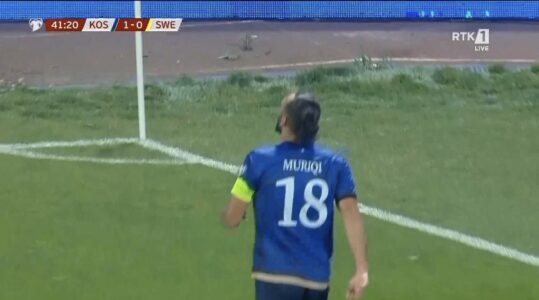 GOOOOOL: Kosova dyfishon epërsinë kundër Suedisë, Muriqi shënon!