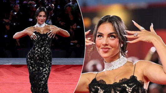 Georgina Rodriguez shfaq unazën milionadollarëshe në tapetin e kuq në Venecia