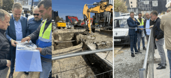 U.d. i KE, z.Bllaca inspektoi punimet për zgjerimin e rrjetit të ngrohjes