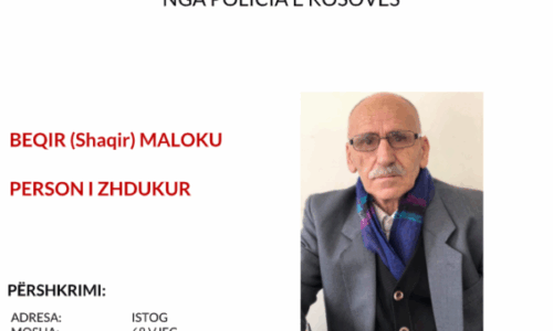 Policia e shpall në kërkim një person të zhdukur, kërkon ndihmën e qytetarëve për gjetjen e tij