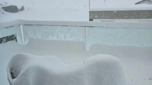 Bie bora e parë në Zvicër