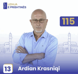 Me zemër për Prishtinën, Ardian Krasniqi kandidon për Asamblenë Komunale të Prishtinës
