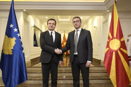 Aleati i Albin Kurtit dhe VLEN, Mickoski: Në këto zgjedhje duhet ta zhdukim BDI’në