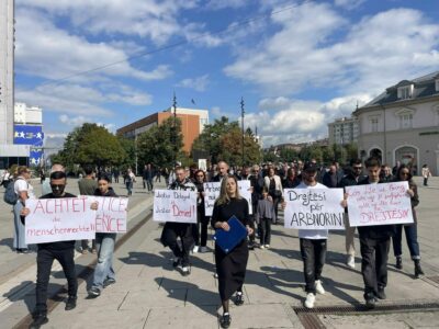 “Liri për Arbnorin”, protestohet për ish-policin që po mbahet në burgun e Serbisë