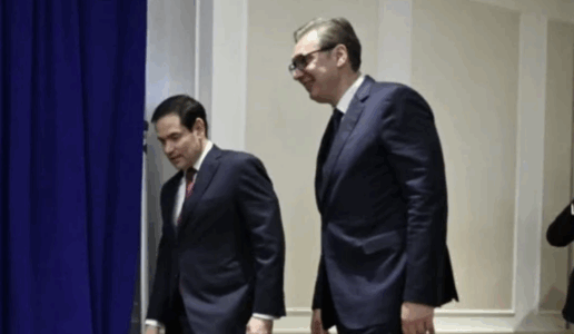 Rubio e Vuçiqi bisedojnë për dialogun Kosovë-Serbi