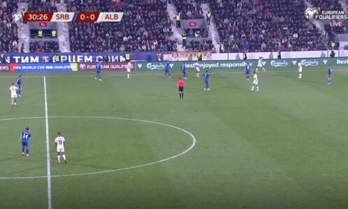 36 minuta lojë, Shqipëria me rastet e para ndaj Serbisë