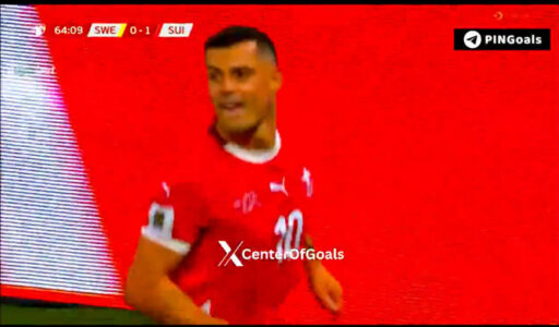 GOOOOOL: Granit Xhaka tund portën e Suedisë – Zvicra në epërsi