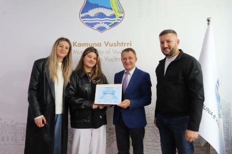 15-vjeçarja Alea Krasniqi shpëton një jetë, nderohet nga Ferit Idrizi