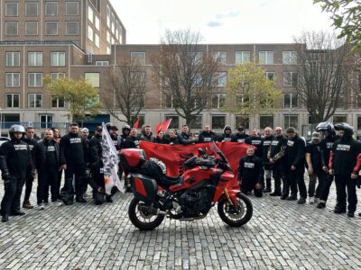 Motoristët që iu bashkuan organizimit ‘Liria ka Emër’ arrijnë në Hagë