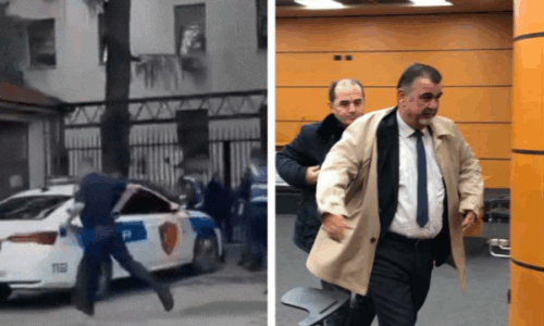 ”Hajdeni, e vrava gjyqtarin”, publikohen pamje kur vetëdorëzohet i dyshuari për vrasjen e Kalajës