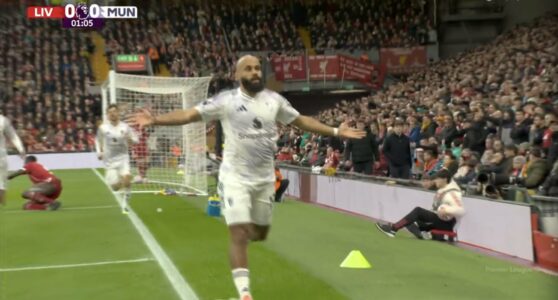 Mbuemo realizon gol ndaj Liverpoolit