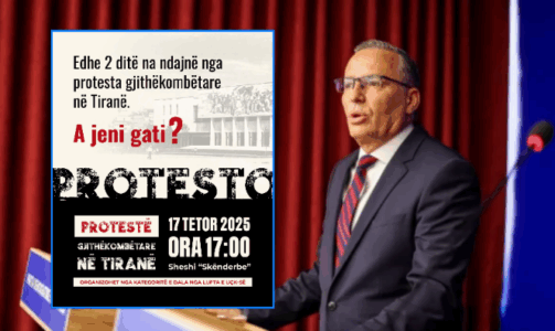 Hamza për protestën në Tiranë: Nuk mund të heshtim kur po ndryshohet historia jonë, bashkohuni