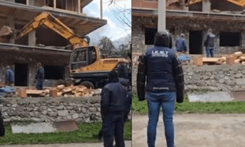 Inspektorati sërish në Theth, shemben 35 objekte të tjera pa leje