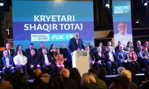Shaqir Totaj mesazh qytetarëve: Na besuat për punën, vazhdojmë me tranformimin e Prizrenit