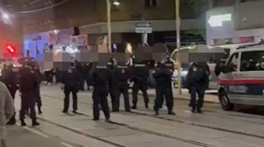 Pamje që s’u panë, shqiptarë e serbë u rrahën në Vjenë pas ndeshjes Serbi-Shqipëri