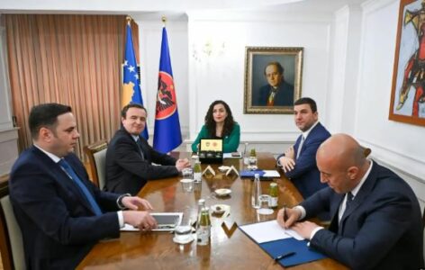 Osmani fton në takim krerët e partive politike