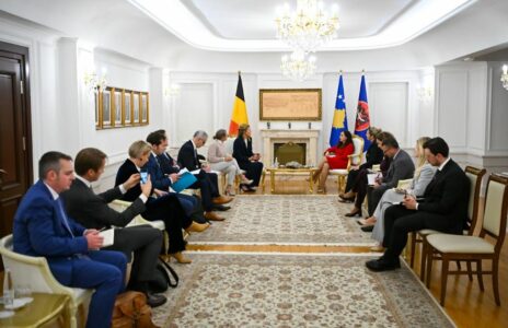 Osmani në takim me ministret belge, diskutohet thellimi i bashkëpunimit në drejtësi dhe siguri