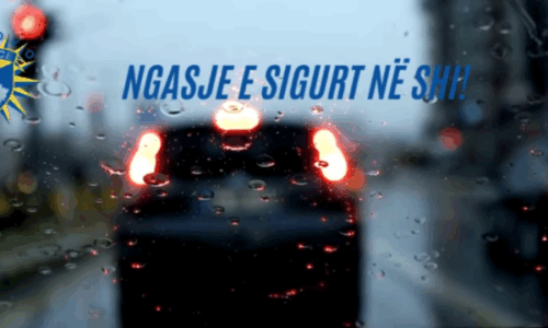 Policia e Kosovës bën apel për vozitje të kujdesshme gjatë shiut