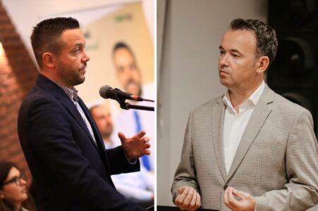 Sondazhi i Baton Haxhiut:  Arian Tahiri i pari me 50.09%, Faton Peci me 49.1%