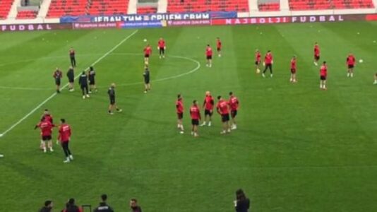 ​Kuqezinjtë zbarkojnë në Nish para sfidës së madhe kundër Serbisë