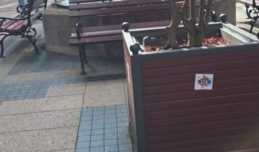 Serbët si ndalin provokimet, vendosin hartën e Kosovës me flamurin e Serbisë në qytetin ku ndodhet hoteli i Kombëtares shqiptare