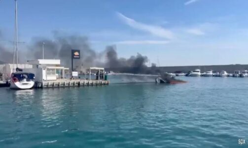 Shpërthim i tmerrshëm i anijes turistike në Costa del Sol të Spanjës