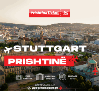 Fluturime direkte Stuttgart- Prishtinë dhe anasjelltas çdo ditë me PrishtinaTicket!