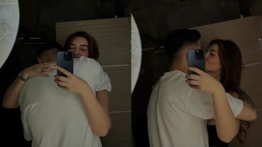 Mirlind Daku si nuk e keni parë asnjëherë, një puthje e publikuar për të zyrtarizuar lidhjen