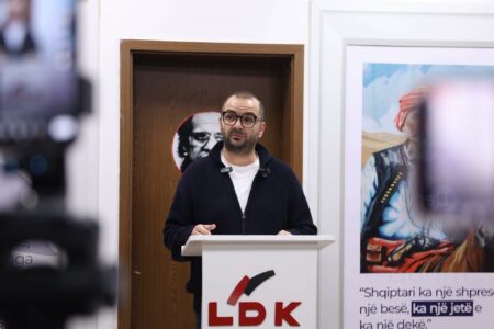 Pas humbjes në Gjilan, Ismaijli uron Alban Hysenin