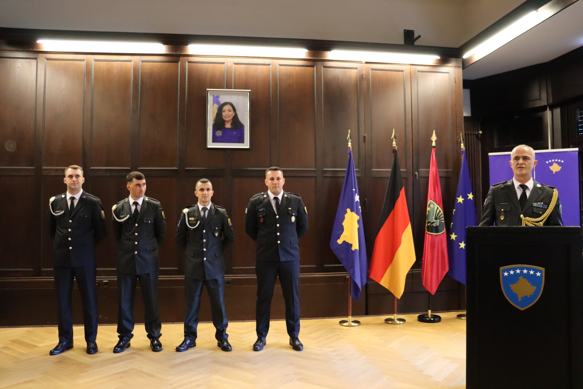 Katër kadetë të FSK së përfundojnë Akademinë Ushtarake në Gjermani