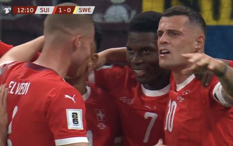 Zvicra në epërsi ndaj Suedisë