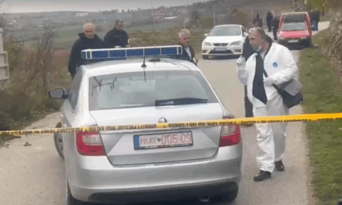 Vrasja e dyfishtë në Malishevë: Forca të shumta të policisë në shtëpinë e dy vëllëzërve – pamje
