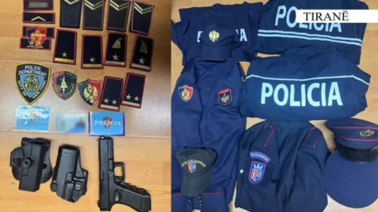 Shtihej si polic me uniformë të shtetit, arrestohet 20-vjeçari në Tiranë