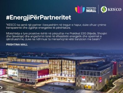 KESCO Premium dhe Prishtina Mall forcojnë partneritetin për furnizim të qëndrueshëm me energji