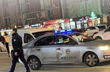 Aksidentohet vetura e policisë në Dardani të Prishtinës