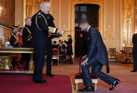 David Beckham merr titullin e madh nga mbreti Charles