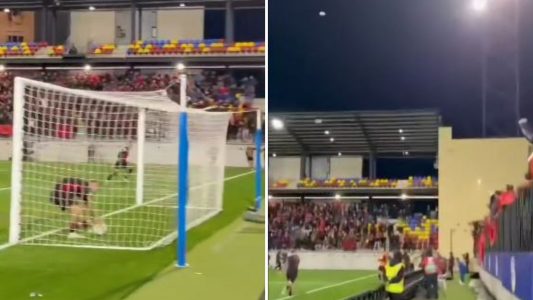 Epike nga Manaj: E fluturoi topin jashtë stadiumi pas golit nga Asllani