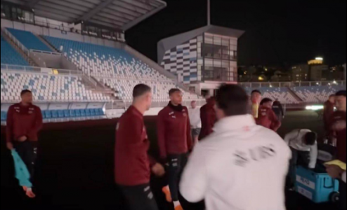 “Ups… fiken dritat…”, Kombëtarja e Zvicrës befasohet pasi u ndal rryma në stadiumin “Fadil Vokrri”