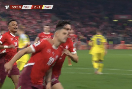 Zvicra e rikthen epërsinë ndaj Suedisë, shënon Granit Xhaka