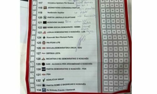 Ky është mesazhi që një mitrovicas la në fletëvotim