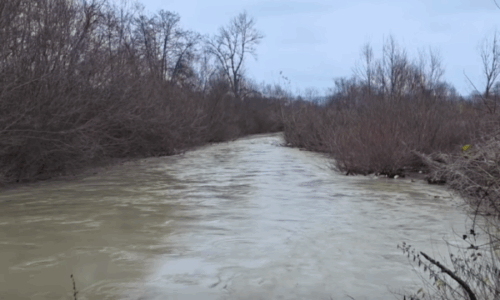 Mediat lokale: Policia me dron e gjeti trupin e pajetë në lum në Klinë, gruaja ishte shtatzënë